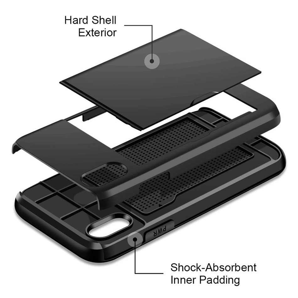 Tough Armour Slide Case Card Holder for Apple iPhone Xs Max